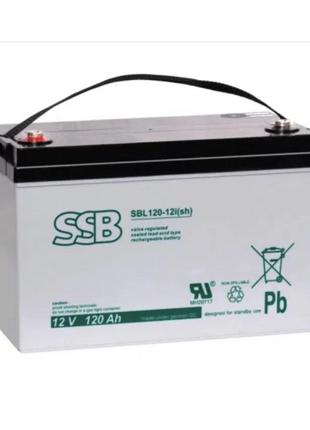 Акумулятор SSB SBL 120-12i AGM (напруга 12 В, ємність 120 А/го...