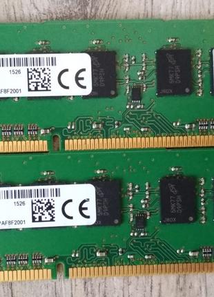 8GB 2x4GB DDR3 1600MHz Micron PC3 12800E 2Rx8 RAM Оперативная ...
