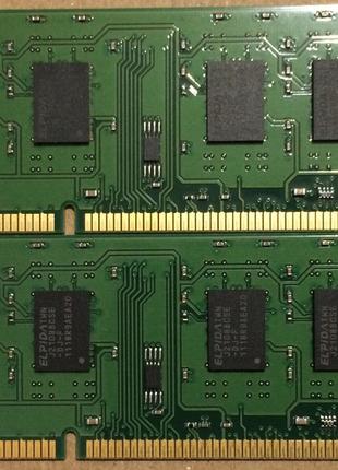 4GB 2*2GB DDR3 1333MHz Unifosa PC3 10600U 1Rx8 RAM Оперативная...