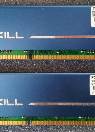4GB 2*2GB DDR3 1333MHz G.Skill PC3 10600U CL8 RAM Оперативная ...