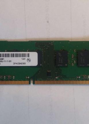 4GB DDR3 1600MHz Micron PC3 12800U 2Rx8 RAM Оперативная память