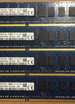 16GB 4*4GB DDR3L 1600MHz Hynix 12800R PC3L REG ECC RAM Серверн...