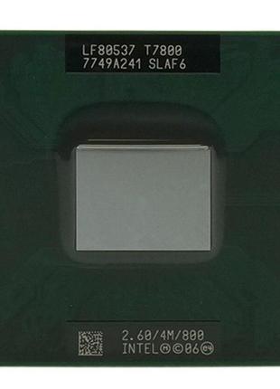 Процессор для ноутбука Intel Core 2 Duo T7800 SLAF6 2.60GHz/4M...