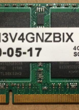 Оперативная память для ноутбука 4GB DDR3 1333MHz PC3 10600S 2R...