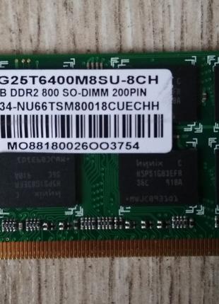 Для ноутбука 2GB DDR2 800MHz Unigen PC2 6400S 2Rx8 RAM Операти...