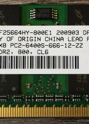Для ноутбука 2GB DDR2 800MHz Micron PC2 6400S 2Rx8 RAM Операти...