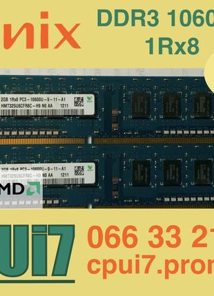 4GB 2x2GB DDR3 1333MHz Hynix PC3 10600U 1Rx8 RAM Оперативная п...