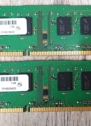 4GB 2*2GB DDR3 1600MHz Micron PC3 12800U 1Rx8 RAM Оперативная ...