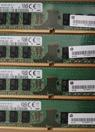 16GB 4x4GB DDR4 Samsung DDR4-2133P PC4-17000U RAM Оперативна п...
