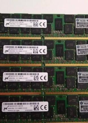 64GB 4*16GB DDR3 1866MHz Micron 14900R PC3 REG ECC RAM Серверн...