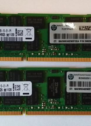 16gb 2x8gb DDR3 1333 Samsung PC3 10600R REG ECC RAM Серверная ...