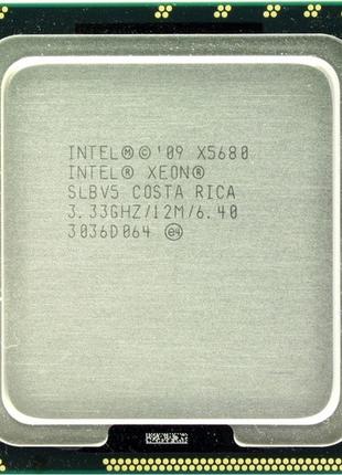 Intel Xeon X5680 CPU SLBV5 3.3-3.6GHz/12M/130W Socket 1366 Int...