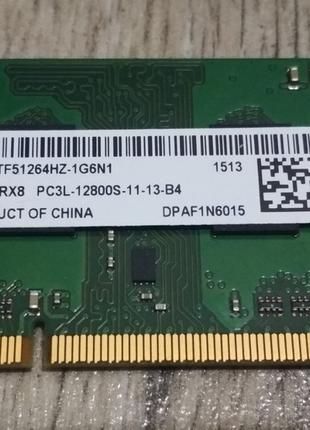 Для ноутбука 4GB DDR3L 1600MHz Micron PC3L 12800S 1Rx8 RAM Опе...