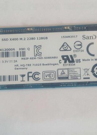 SanDisk SSD X400 M2 SATA 128 GB 2280 SD8SN8U-128G TLC накопичу...