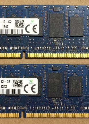 8GB 2*4GB DDR3L 1600MHz Hynix 12800R PC3L REG ECC RAM Серверна...