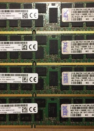 32GB 4*8GB DDR3L 1333MHz Micron 10600R PC3L REG ECC RAM Сервер...
