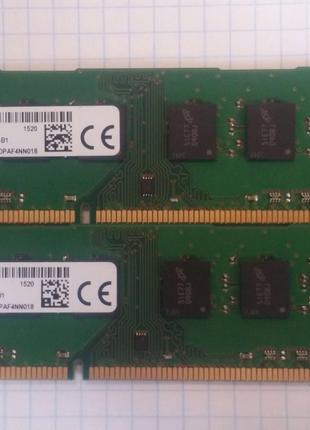 16GB 2x8GB DDR3 1600MHz Micron PC3L 12800U 2Rx8 RAM Оперативна...