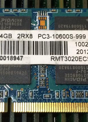 ОЗУ DDR3 для ноутбука 4GB 1333MHz оперативная память Ramaxel P...