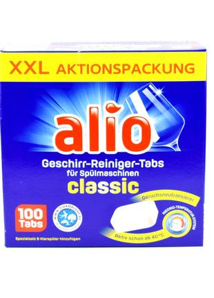 Таблетки для посудомоечных машин Alio Classic 100шт. (Германия)