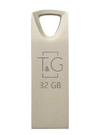 Флеш память T&G; USB 2.0 32GB Metal 117 Steel