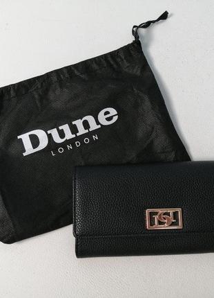 Новый черный кошелёк dune london