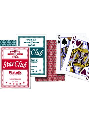 Карти гральні PIATNIK Star Club, 1 колода х 55 карт (PT-138218)
