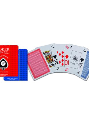 Карти гральні PIATNIK Пластикові Texas Hold'em, 1 колода х 55 ...