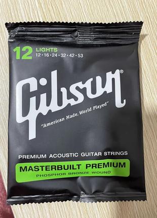 Струны для акустической гитары Gibson 12-53 lights