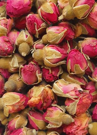 1 кг Роза чайная бутоны розовые сушеные (Свежий урожай) лат. R...