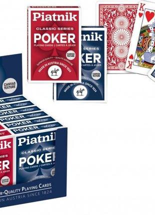 Карти гральні PIATNIK Класичні покерні, 1 колода х 55 карт (PT...