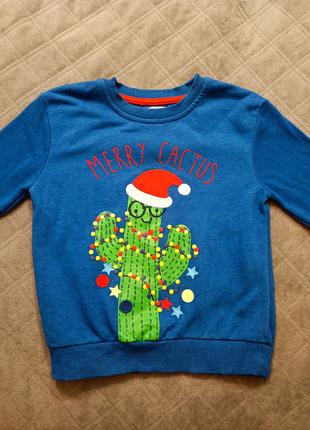 Реглан новогодний для мальчика  свитерок новогодний детский