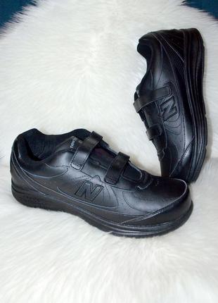 Мужские черные кожаные кроссовки new balance 577: 47 размер