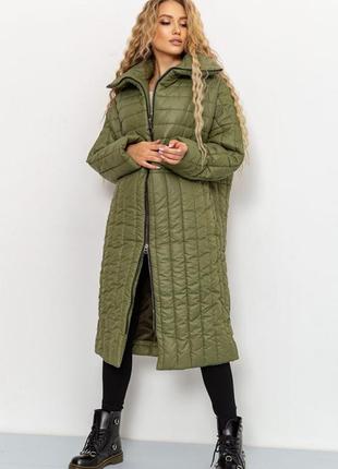 Жіноче пальто колір хакі