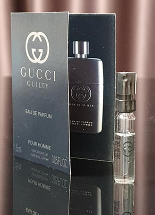 Оригинальный пробник gucci guilty pour homme eau de parfum_1,5ml