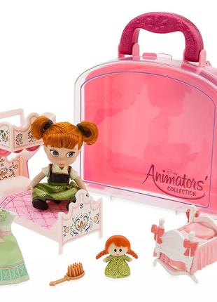 Мини кукла Анна в чемоданчике Disney