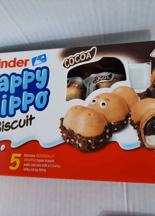 Бісквітне печиво Happy Hippo шоколадне
