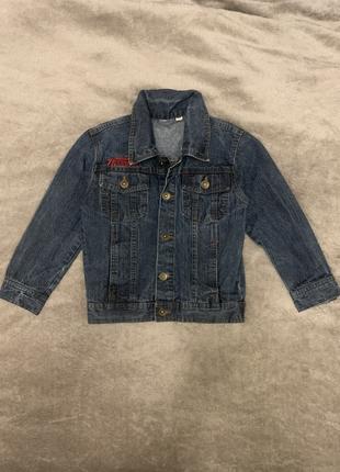 Дитяча джинсова куртка, Італія, зріст 110-116 см