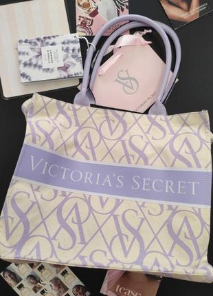 Ідея подарунка канвасна сумка шопер лого victoria's secret вик...