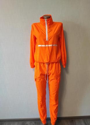 Спортивный костюм/оранжевый/s размер
