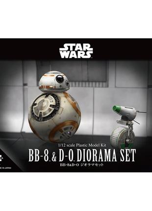Star Wars 1/12 BB-8 & D-0 Diorama Set збірна модель зоряні війни