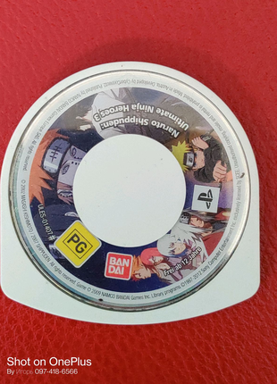 Игра Sony PSP UMD диск Naruto Shippuden : Ultimate Ninja Heroes 3