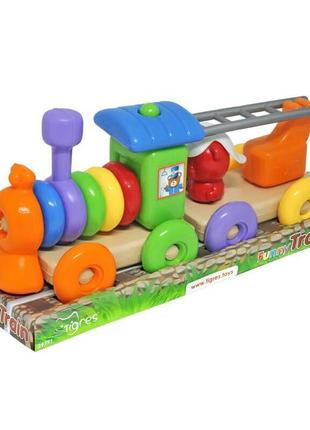 Іграшка розвиваюча "Funny train" 39771 (6) "Tigres" 23 элемент...