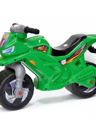 Беговел каталка "Ямаха" 501 салатовый, зеленый (мотоцикл бегов...