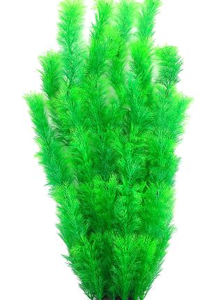 Растение для декора аквариума 8x6x60cm зеленое Foxtail