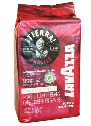 Зернова кава Lavazza Tierra Brasile Extra Intense 1кг