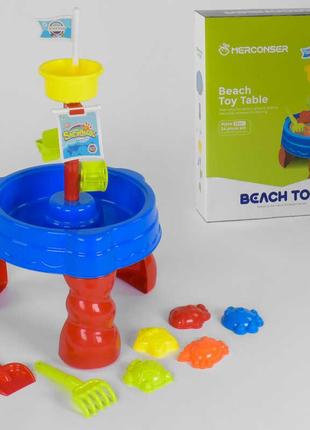 Детский Столик для игры с песком и водой (105) с аксессуарами,...