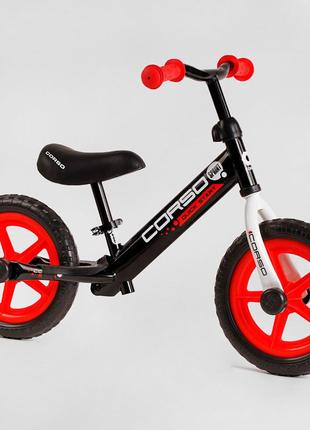 Велобег для малышей CORSO (J-2112) стальная рама, колесо 12" E...