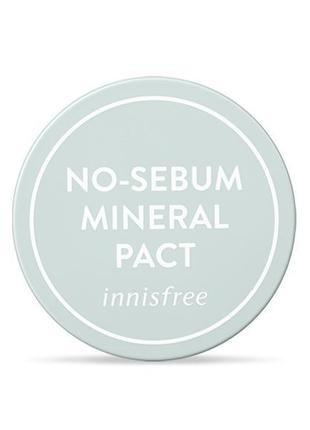 Минеральная рассыпчатая пудра с контролем жирности INNISFREE N...