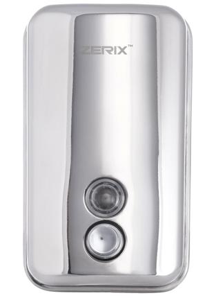 Дозатор для жидкого мыла Zerix D-800-SUS настенный (ZX3246)