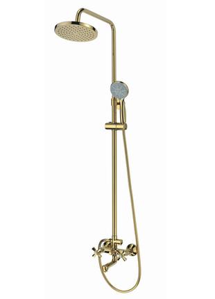 Душевая колонна со смесителем MIXXUS PREMIUM RETRO GOLD-009-J ...